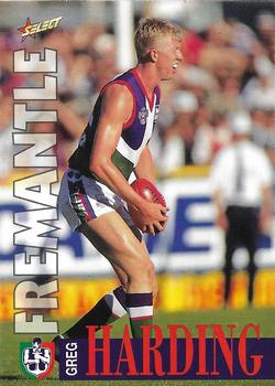 1996 Select AFL #368 Greg Harding Front